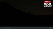 Archived webcam image showing Jerzens - Top station Hochzeiger 2.5 on 9 Aug 2026 at 01:31