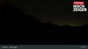Archived webcam image showing Jerzens - Top station Hochzeiger 2.5 on 15 Sep 2026 at 01:14