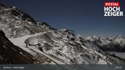 Archived webcam image showing Jerzens - Top station Hochzeiger 2.5 on 31 Oct 2026 at 03:44