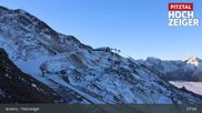 Archived webcam image showing Jerzens - Top station Hochzeiger 2.5 on 31 Oct 2026 at 08:44