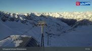 Archiviertes Webcam Bild: Sölden - Schwarze Schneid Mittelstation am 26 Feb 2026 um 03:53 Uhr