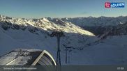 Archiviertes Webcam Bild: Sölden - Schwarze Schneid Mittelstation am 26 Feb 2026 um 08:53 Uhr