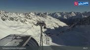 Archiviertes Webcam Bild: Sölden - Schwarze Schneid Mittelstation am 26 Feb 2026 um 09:53 Uhr