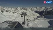 Archiviertes Webcam Bild: Sölden - Schwarze Schneid Mittelstation am 26 Feb 2026 um 11:53 Uhr