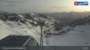 Archiviertes Webcam Bild: Sölden - Schwarze Schneid Mittelstation am 12.04.2026 um 07:55 Uhr