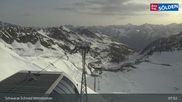 Archiviertes Webcam Bild: Sölden - Schwarze Schneid Mittelstation am 12.04.2026 um 08:55 Uhr