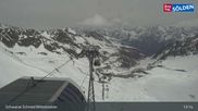 Archiviertes Webcam Bild: Sölden - Schwarze Schneid Mittelstation am 12.04.2026 um 13:55 Uhr