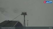 Archiviertes Webcam Bild: Sölden - Schwarze Schneid Mittelstation am 13.04.2026 um 08:05 Uhr