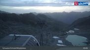Archiviertes Webcam Bild: Sölden - Schwarze Schneid Mittelstation am 14.07.2026 um 05:29 Uhr