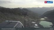 Archived webcam image showing Sölden - Schwarze Schneid Gondola on 14 Jul 2026 at 08:33