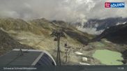 Archiviertes Webcam Bild: Sölden - Schwarze Schneid Mittelstation am 14.09.2026 um 11:50 Uhr