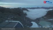 Archiviertes Webcam Bild: Sölden - Schwarze Schneid Mittelstation am 12.10.2026 um 01:18 Uhr