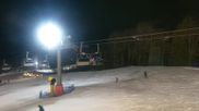 Archived webcam image showing Nowa Osada - Top station chair lift on 26 Feb 2026 at 18:34