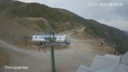 Archived webcam image showing Valdezcaray - Ski lift Principantes on 12 Jul 2026 at 08:42
