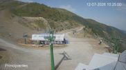 Archived webcam image showing Valdezcaray - Ski lift Principantes on 12 Jul 2026 at 10:42