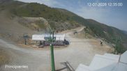 Archived webcam image showing Valdezcaray - Ski lift Principantes on 12 Jul 2026 at 12:42