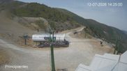 Archived webcam image showing Valdezcaray - Ski lift Principantes on 12 Jul 2026 at 14:42