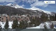 Archived webcam image showing Davos: Nordic Center on 16 Mar 2026 at 11:17