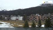 Archived webcam image showing Davos: Nordic Center on 12 Apr 2026 at 13:09