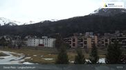 Archived webcam image showing Davos: Nordic Center on 12 Apr 2026 at 17:09