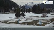 Archived webcam image showing Davos: Nordic Center on 12 Apr 2026 at 19:09