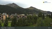 Archived webcam image showing Davos: Nordic Center on 26 Aug 2026 at 19:37