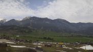 Archiviertes Webcam Bild: Hauser Kaibling: Talstation Gondelbahn - Wollis Kids Park & Skischule am 12.04.2026 um 10:54 Uhr