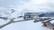 Archived webcam image showing Wildkogel-Arena: Top station Wildkogel gondola on 18 May 2026 at 18:08