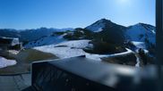 Archived webcam image showing Snow Space Salzburg - Top Station Flying Mozart on 2 May 2026 at 00:00