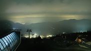 Archived webcam image showing Snow Space Salzburg - Top Station Flying Mozart on 5 Oct 2026 at 00:16