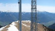 Archived webcam image showing Monte Pora - Top station Cima Pora on 2 Apr 2026 at 12:55