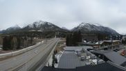 Archived webcam image showing Canmore - View over the town on 26 Feb 2026 at 20:25