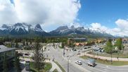 Archived webcam image showing Canmore - View over the town on 18 May 2026 at 20:34