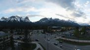 Archived webcam image showing Canmore - View over the town on 19 May 2026 at 04:34