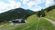 Archived webcam image showing Saalbach - Mountain hut Maisalm on 7 Jul 2026 at 14:14