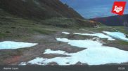Archived webcam image showing Axamer Lizum - Karleiten lift and Snow Park on 4 Jun 2026 at 05:42