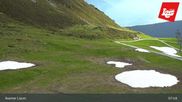 Archived webcam image showing Axamer Lizum - Karleiten lift and Snow Park on 15 Jun 2026 at 08:23