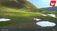 Archived webcam image showing Axamer Lizum - Karleiten lift and Snow Park on 15 Jun 2026 at 09:23