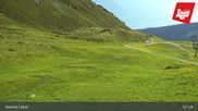 Archived webcam image showing Axamer Lizum - Karleiten lift and Snow Park on 10 Jul 2026 at 08:01