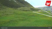 Archived webcam image showing Axamer Lizum - Karleiten lift and Snow Park on 10 Jul 2026 at 17:01