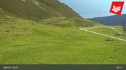 Archived webcam image showing Axamer Lizum - Karleiten lift and Snow Park on 9 Aug 2026 at 09:02