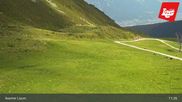 Archived webcam image showing Axamer Lizum - Karleiten lift and Snow Park on 9 Aug 2026 at 11:02
