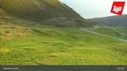 Archived webcam image showing Axamer Lizum - Karleiten lift and Snow Park on 8 Sep 2026 at 07:17