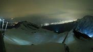 Archived webcam image showing Axamer Lizum: Hoadl-Haus und Top station Olympiabahn on 12 Mar 2026 at 02:51
