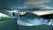 Archived webcam image showing Axamer Lizum: Hoadl-Haus und Top station Olympiabahn on 11 Jun 2026 at 02:36