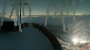 Archived webcam image showing Val Senales Glacier - Viewing platform Grawand on 23 Mar 2026 at 02:45