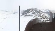 Archived webcam image showing Val Senales Glacier - Viewing platform Grawand on 12 Apr 2026 at 10:21