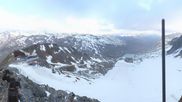 Archived webcam image showing Val Senales Glacier - Viewing platform Grawand on 16 Jun 2026 at 06:51