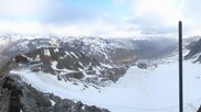Archived webcam image showing Val Senales Glacier - Viewing platform Grawand on 16 Jun 2026 at 07:51