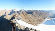 Archiviertes Webcam Bild: Schnalstaler Gletscher - Aussichtsplattform Grawandspitze am 12.07.2026 um 07:58 Uhr